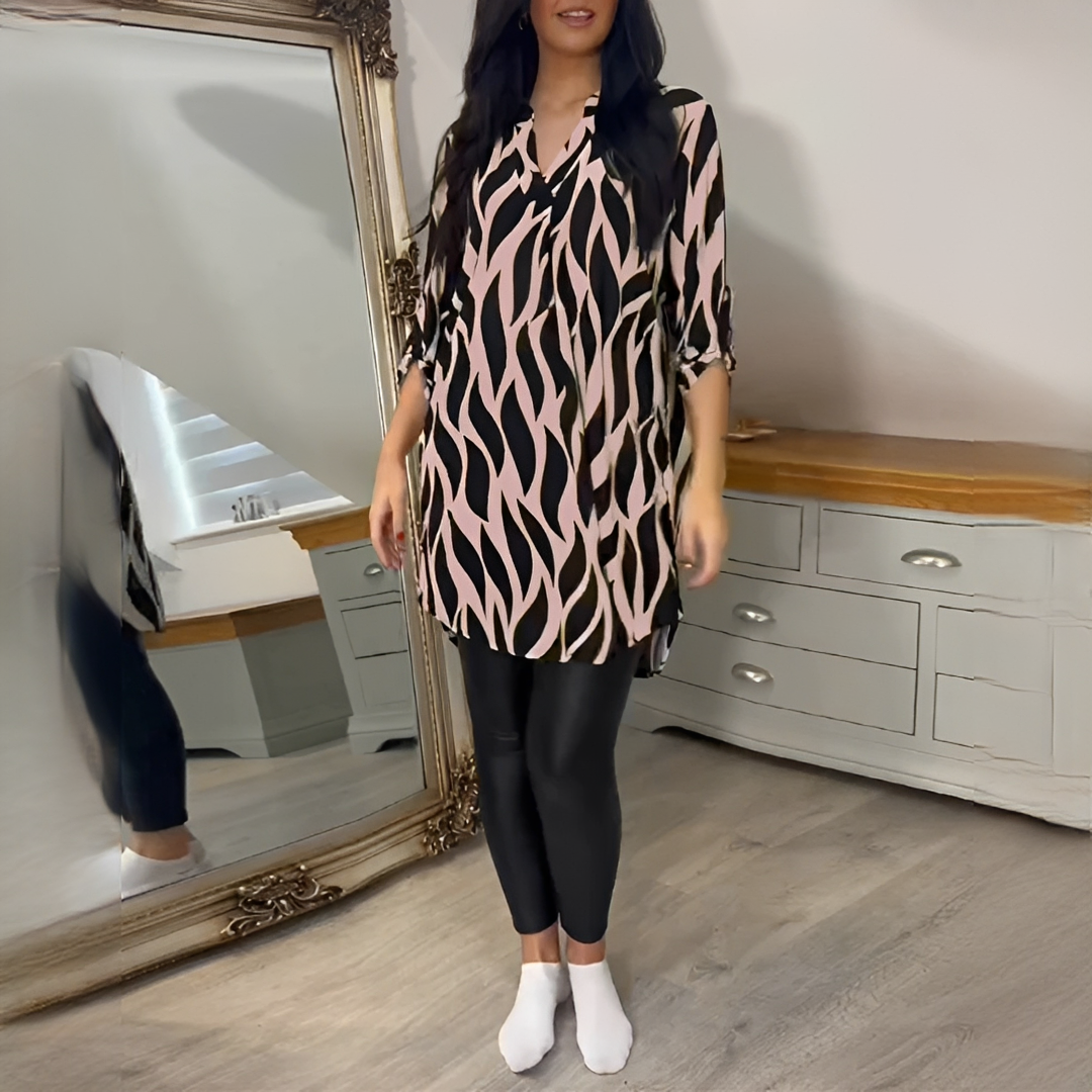 Desiree - Stylová halenka s výstřihem do V
