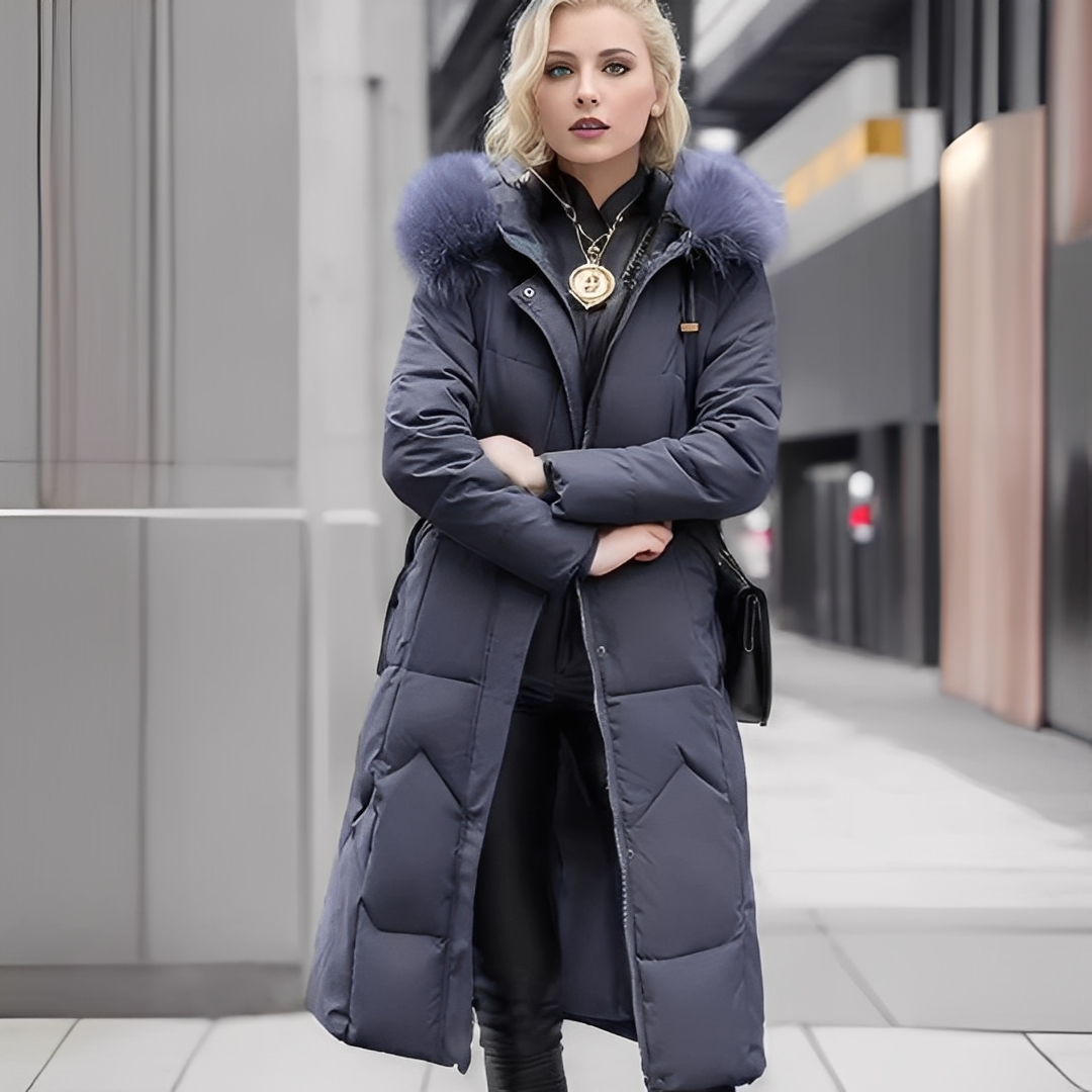 Marcellette - Elegantní a teplý kabát s kapucí
