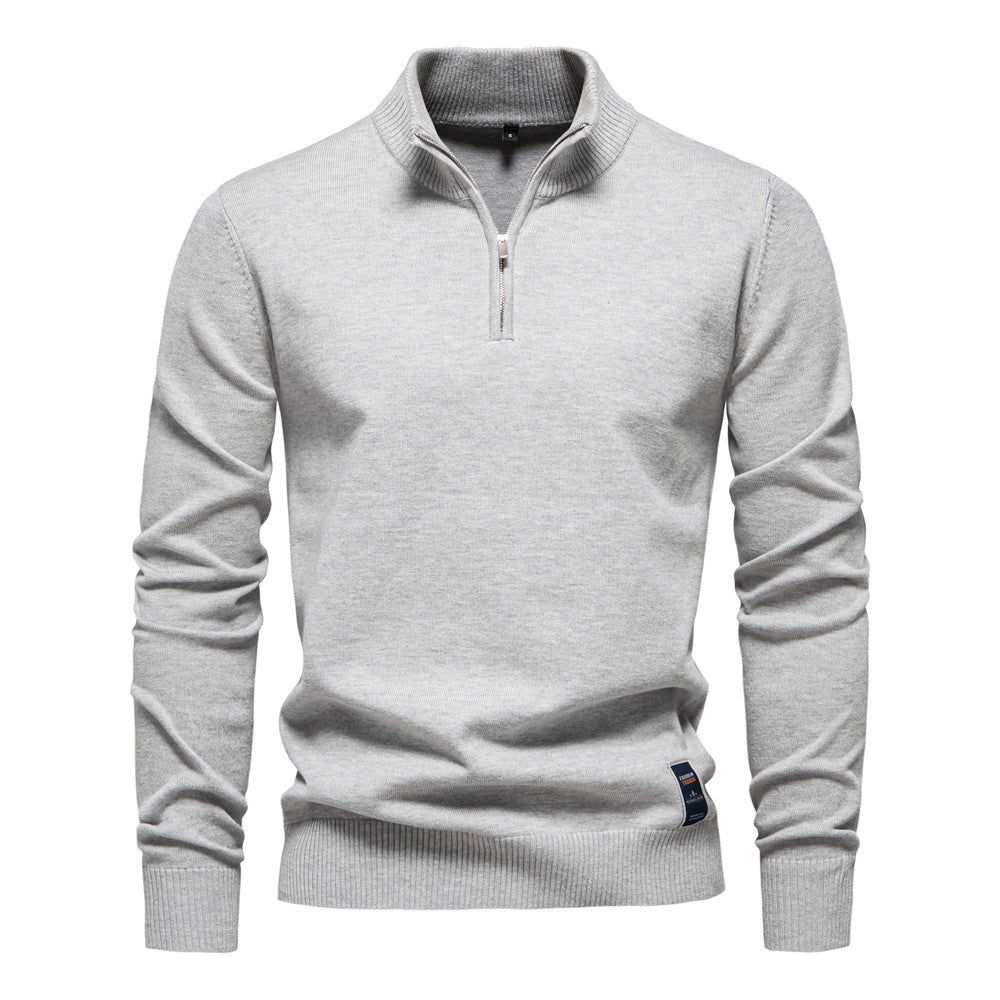 Caelum - Caual Slim-Fit pletený svetr pro muže