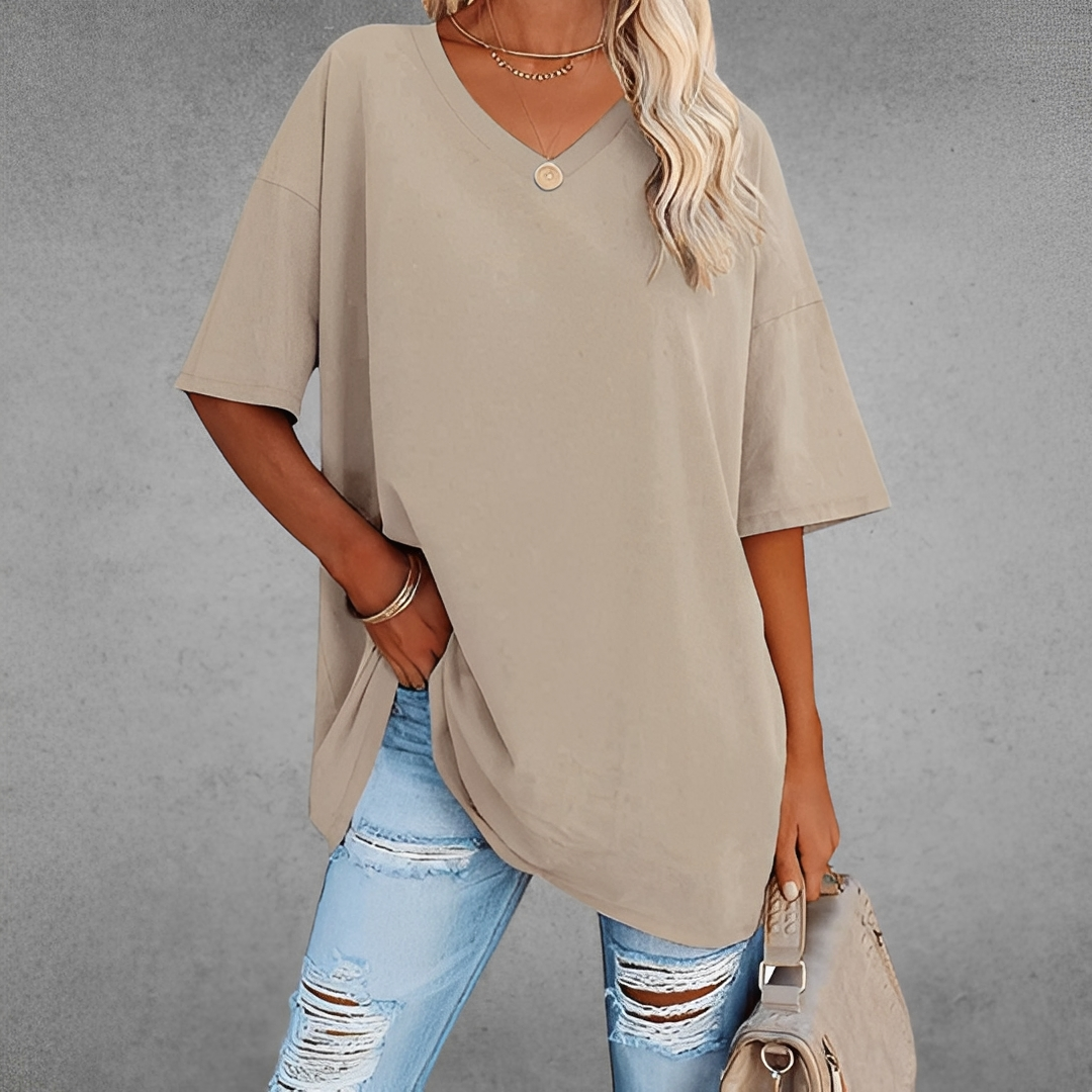 Andrea - Elegantní top s V výstřihem pro ženy
