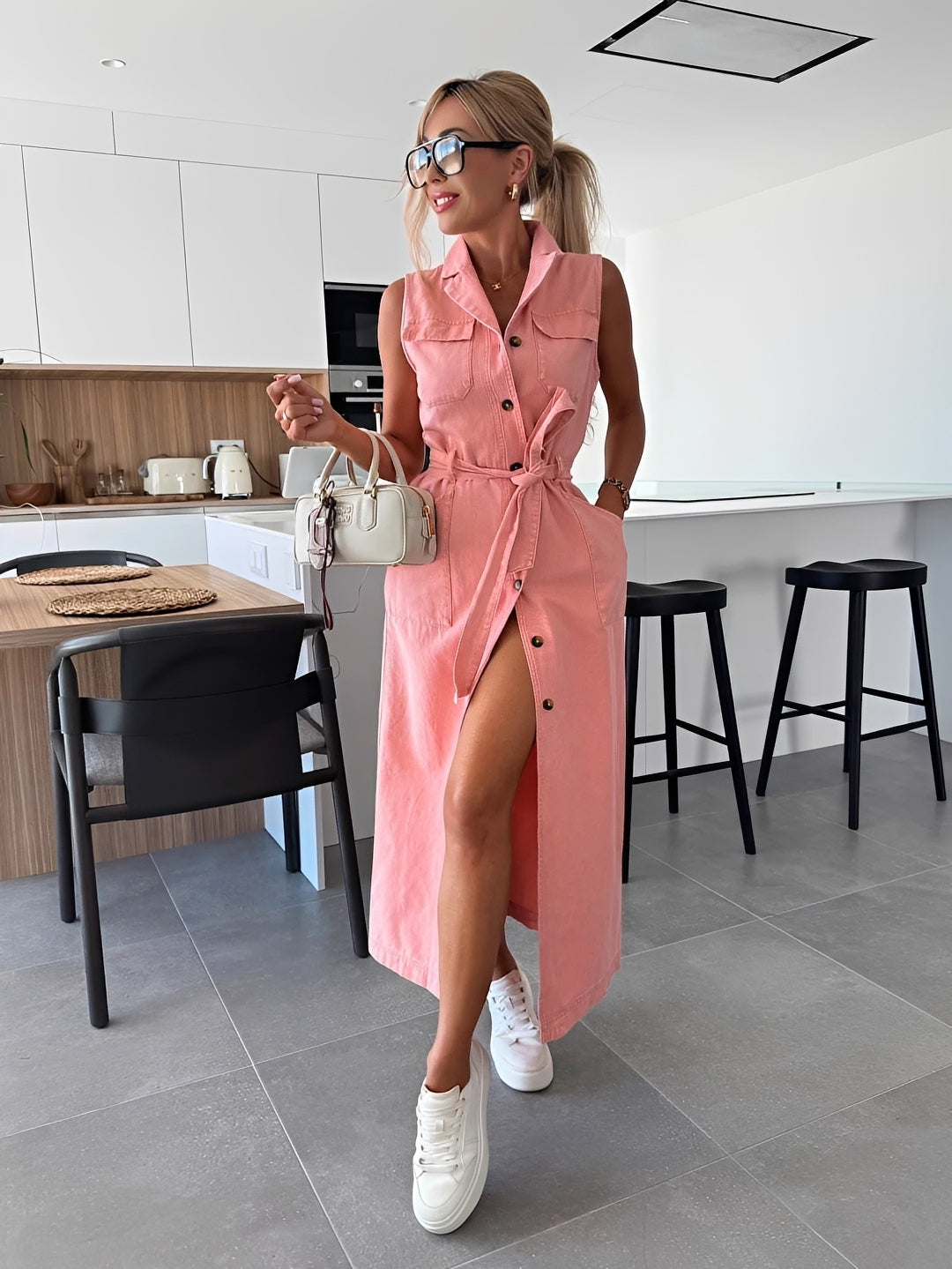 Steph - Stylové midi šaty