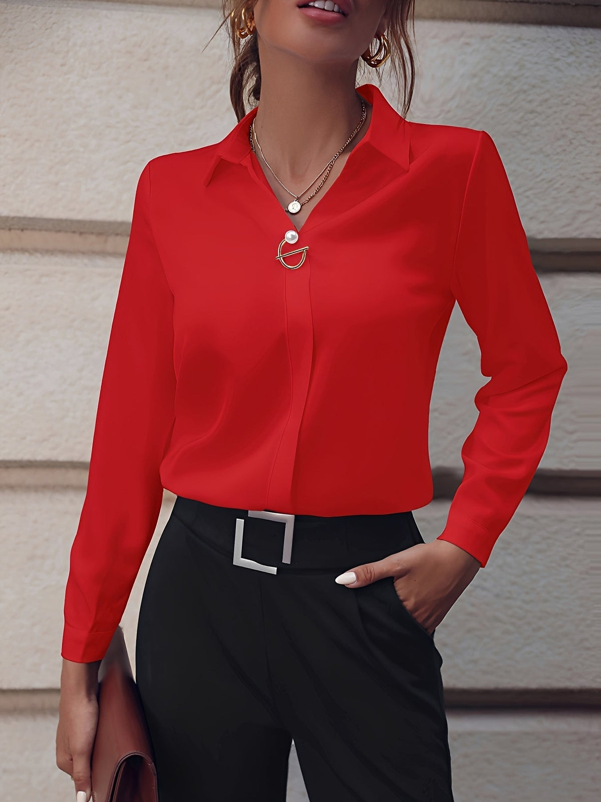 Erica - Formální košile s dlouhým rukávem