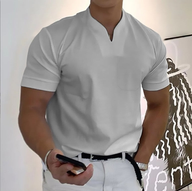 Jason - Pánské tričko Fitness pro velké muže