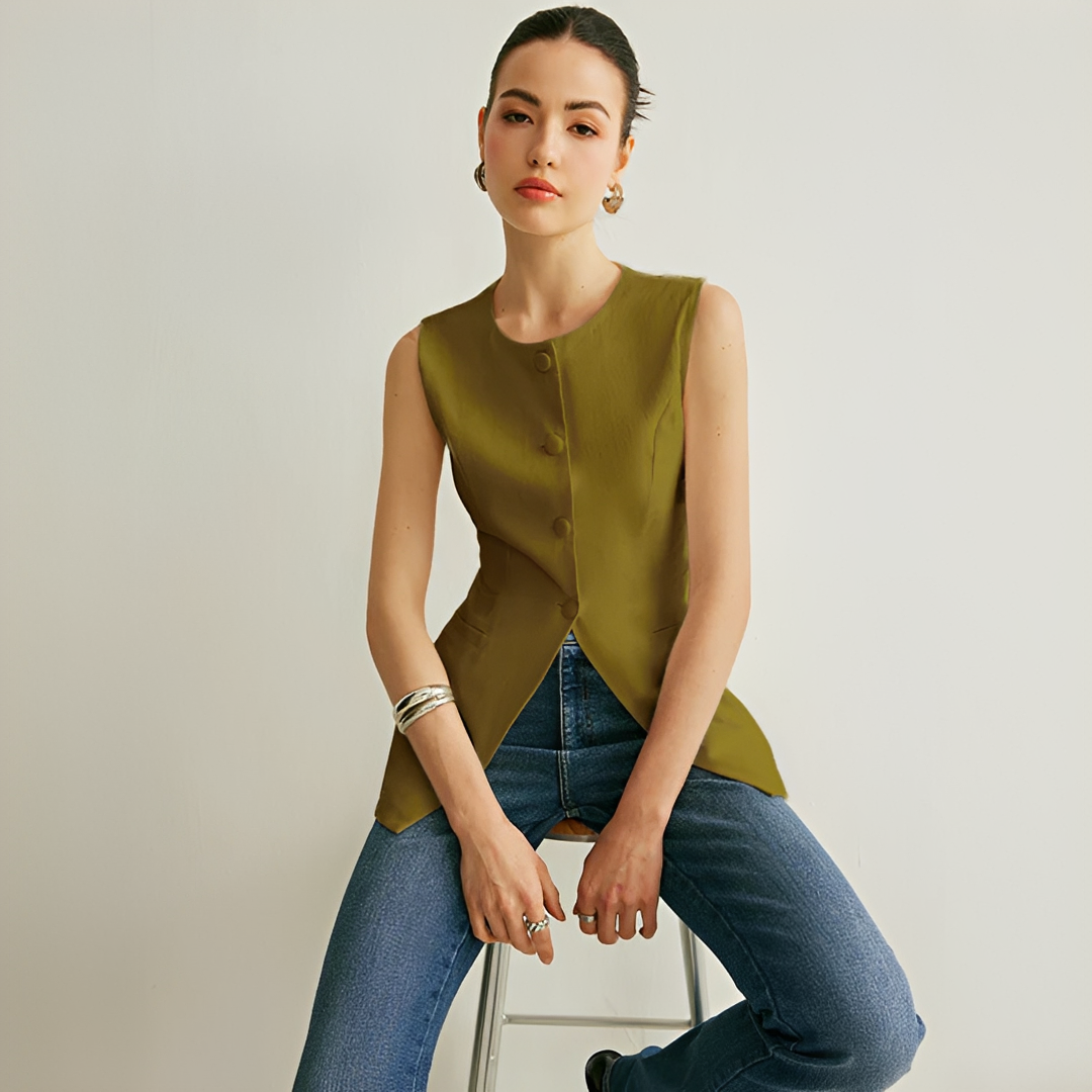Nyla - Elegantní vesta bez rukávů