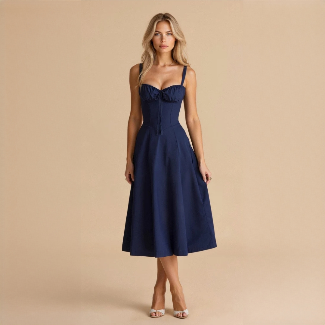 Liana - Elegantní midi šaty