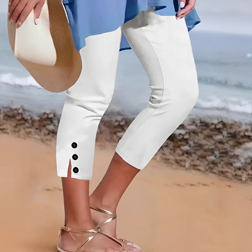 Catrin - Stylové zkrácené kalhoty