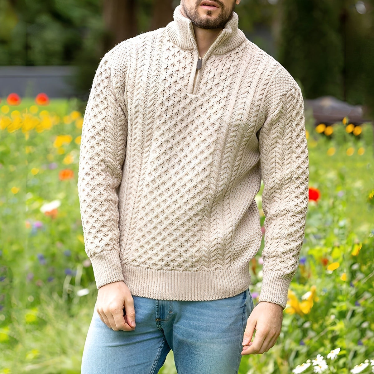 Henry - Stylový, volně padnoucí svetr pro muže