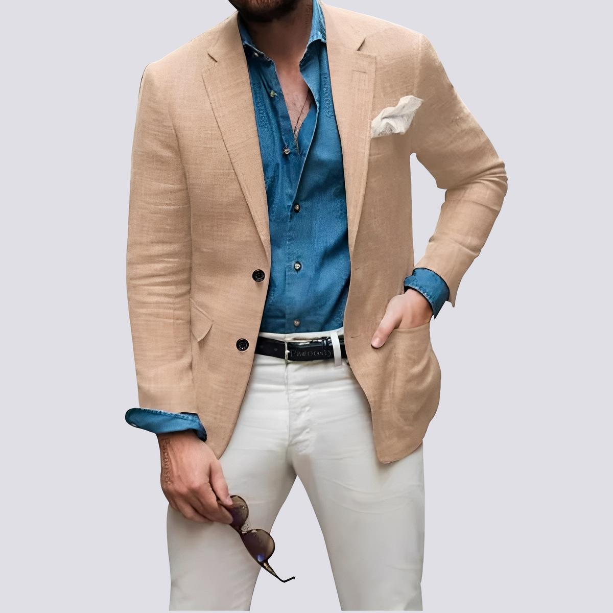 Glenn - Elegantní pánské sako s knoflíky