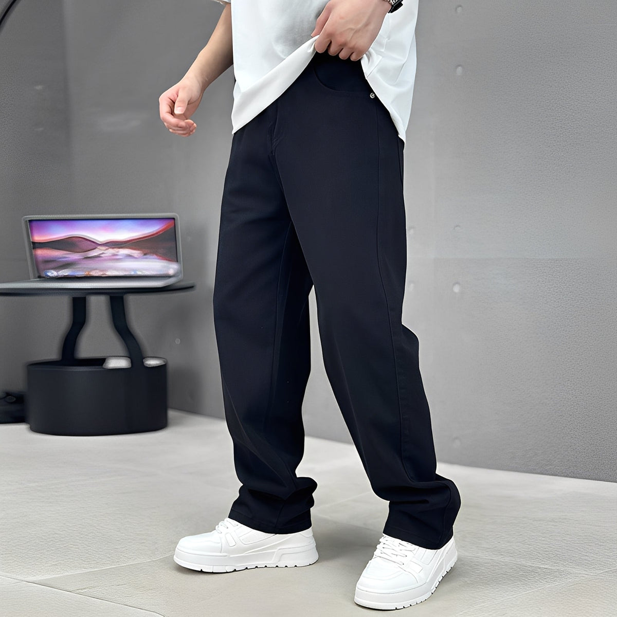 Wendell - Trendy kalhoty s širokými nohavicemi
