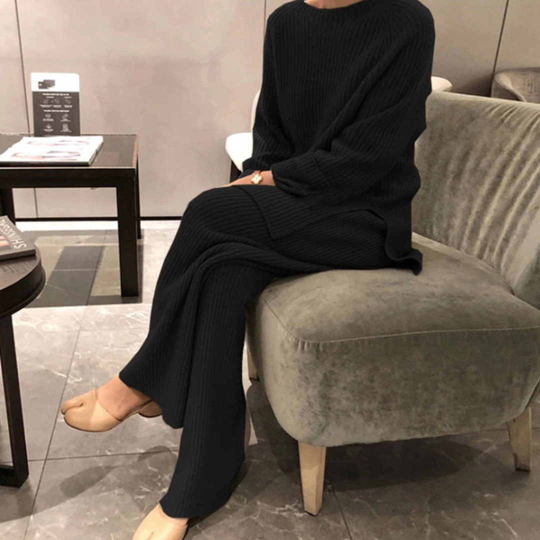 Samantha - Elegantní sada svetr a kalhoty