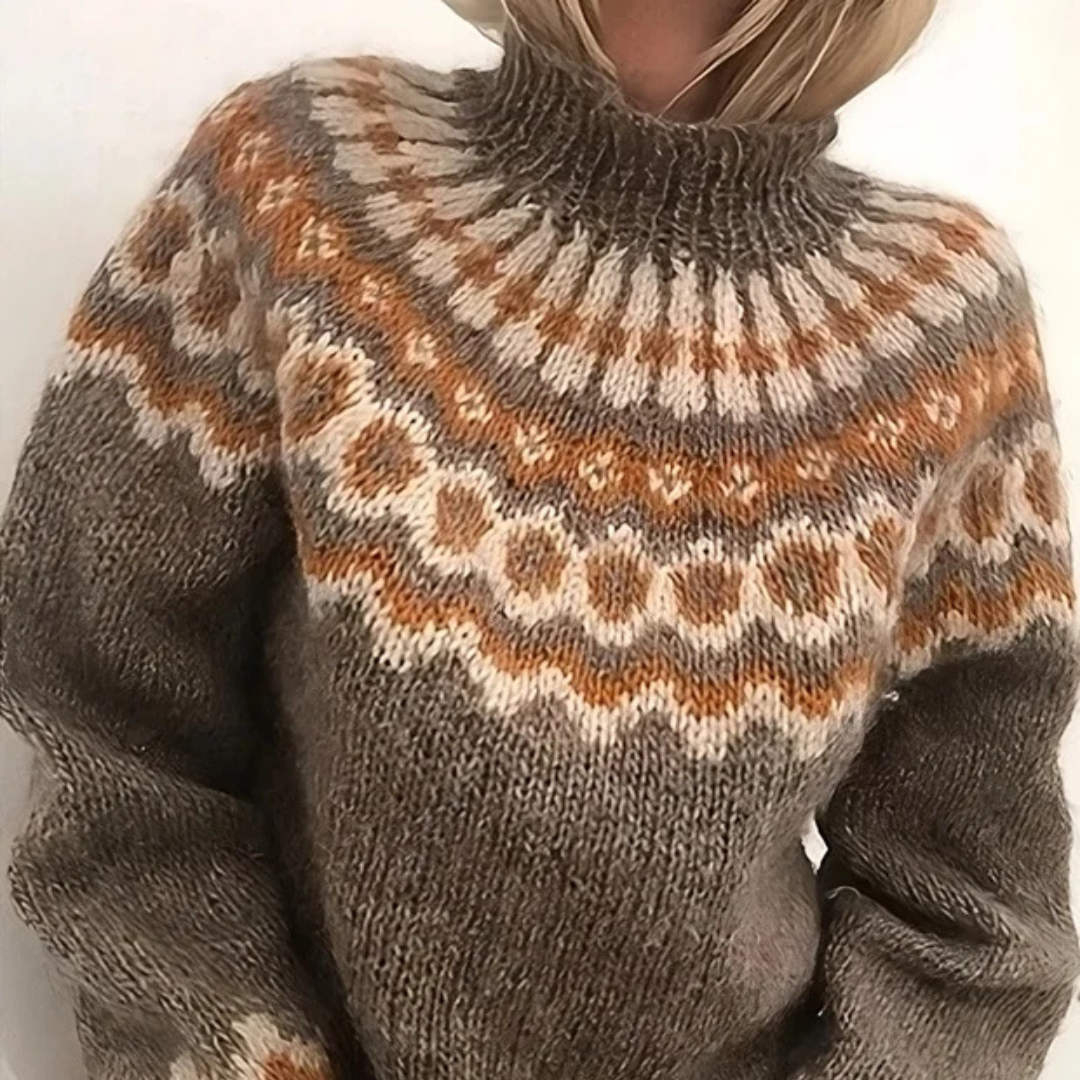 Oona - Elegantní a teplý rolákový svetr