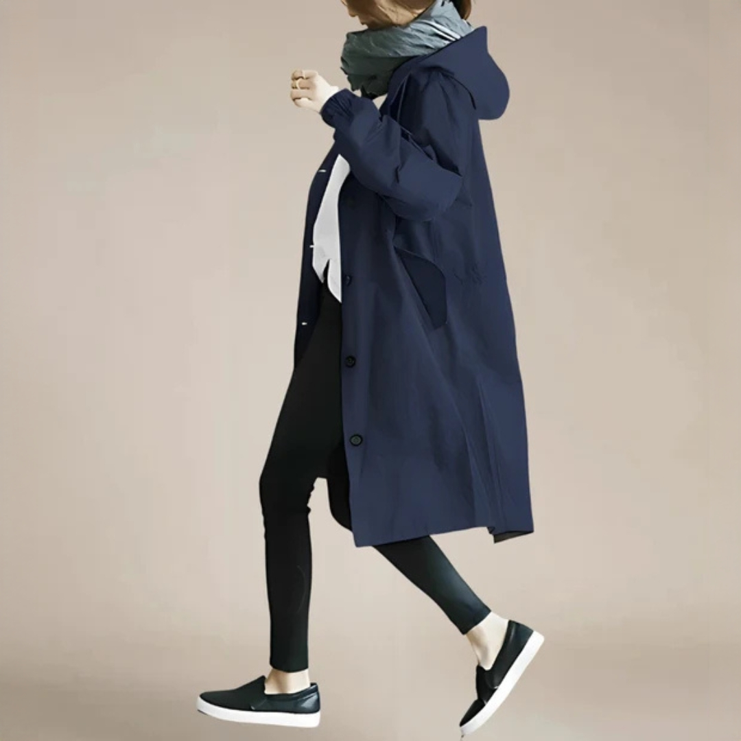 Emma - Pohodlný a stylový plášť do deště