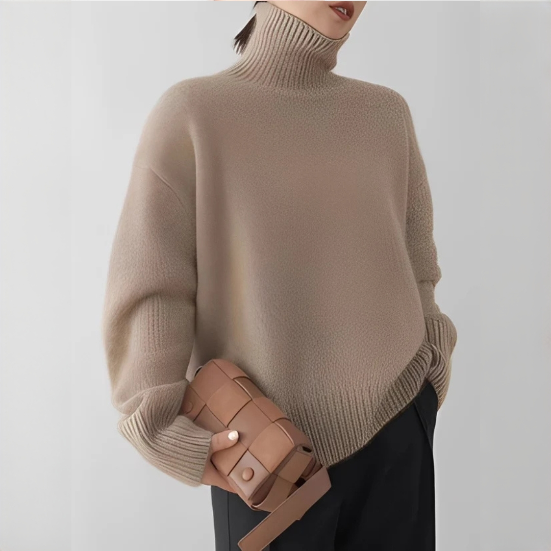 Adrienne - Stylový a teplý rolákový svetr