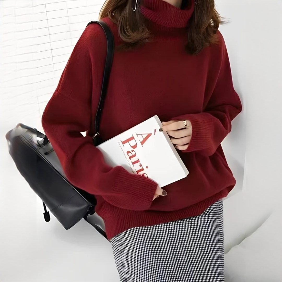 Adrienne - Stylový a teplý rolákový svetr