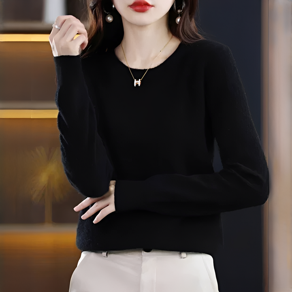 Erica - Nadčasový a teplý svetr