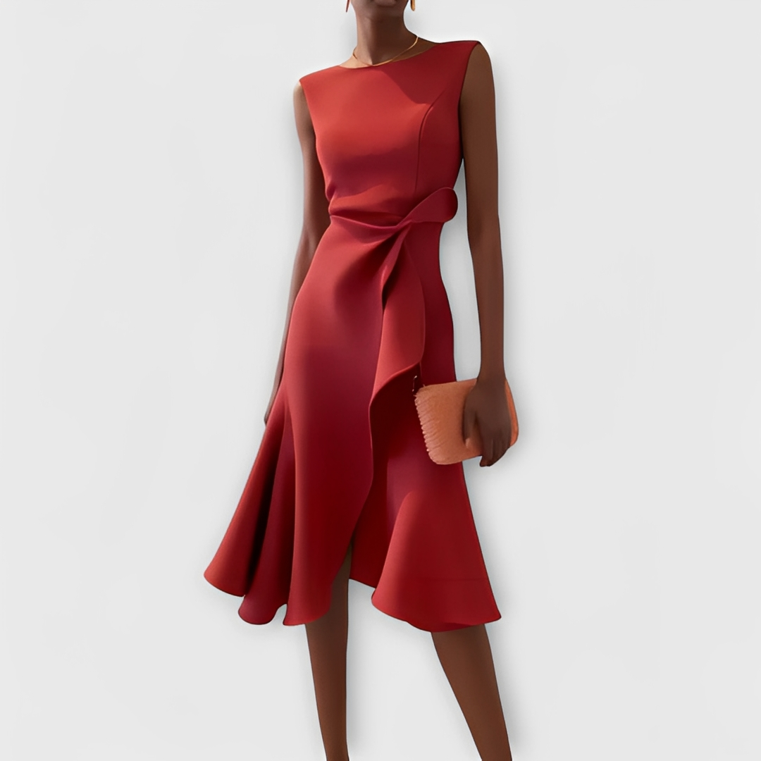 Ariane - Elegantní midi šaty