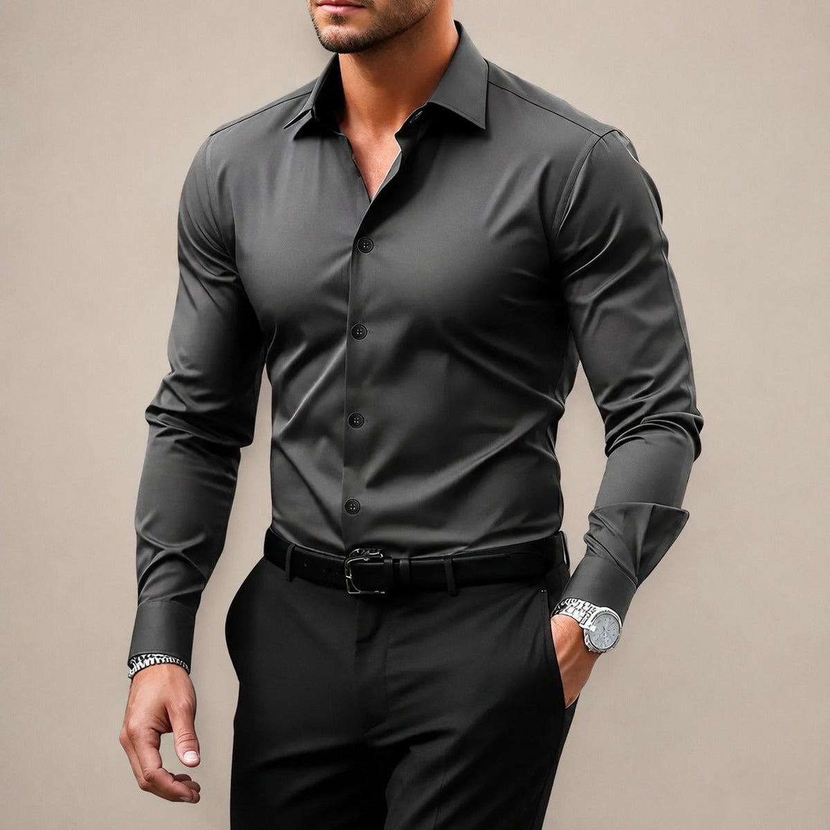 Gibbs - Formální košile slim fit