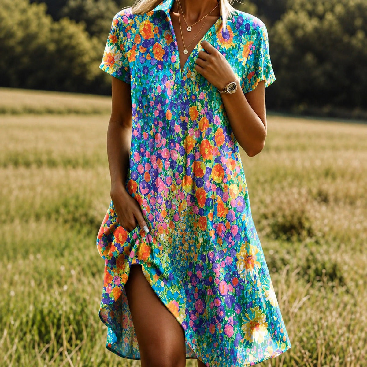 Carrie - Stylové šaty v boho-chic stylu