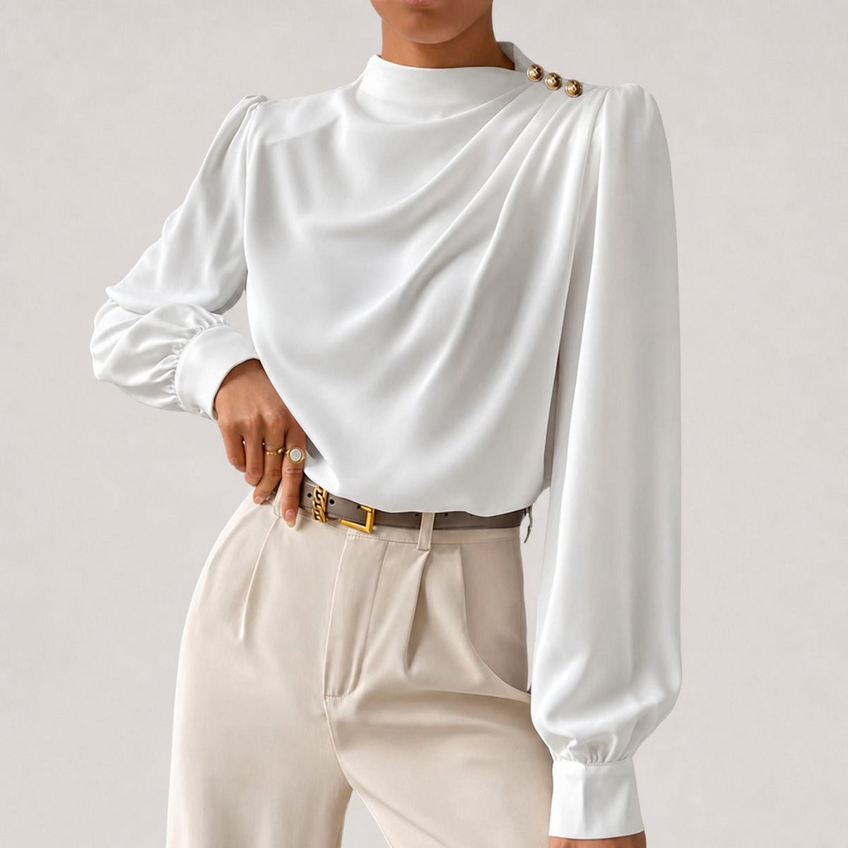 Susan - Elegantní halenka s volným střihem