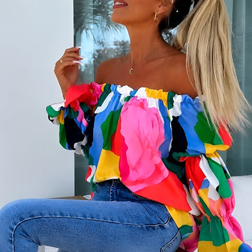 Priya - Stylová barevná halenka