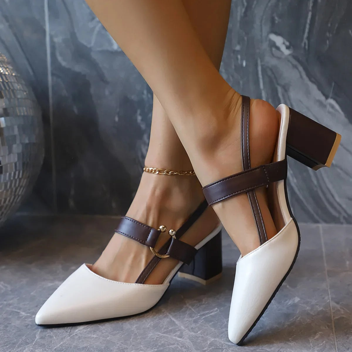 Caelan - Slingback podpatky
