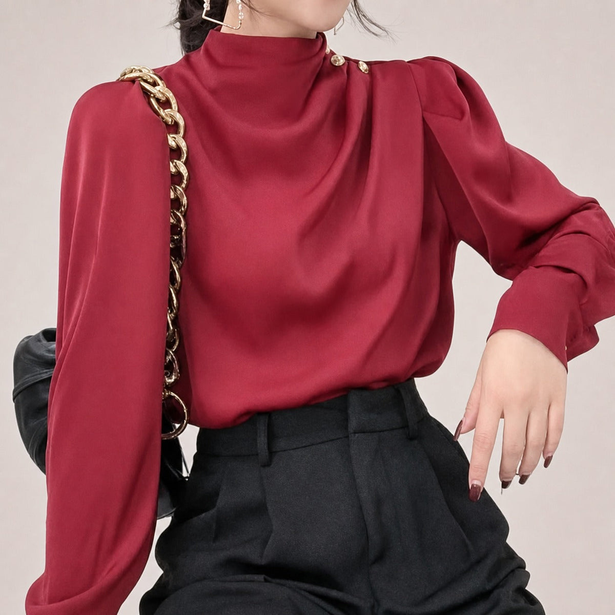 Susan - Elegantní halenka s volným střihem