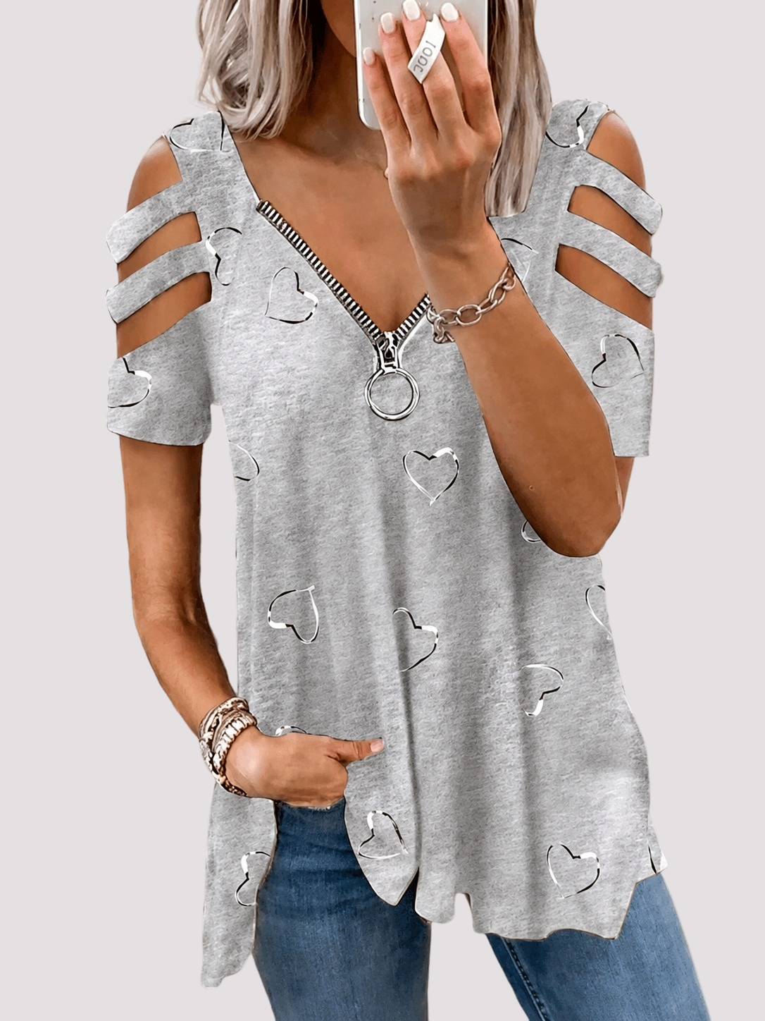Saira - Stylová košile na zip