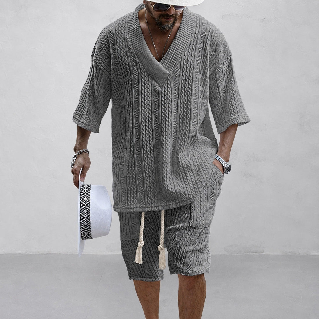Norman - Vzdušný volný set s košilí