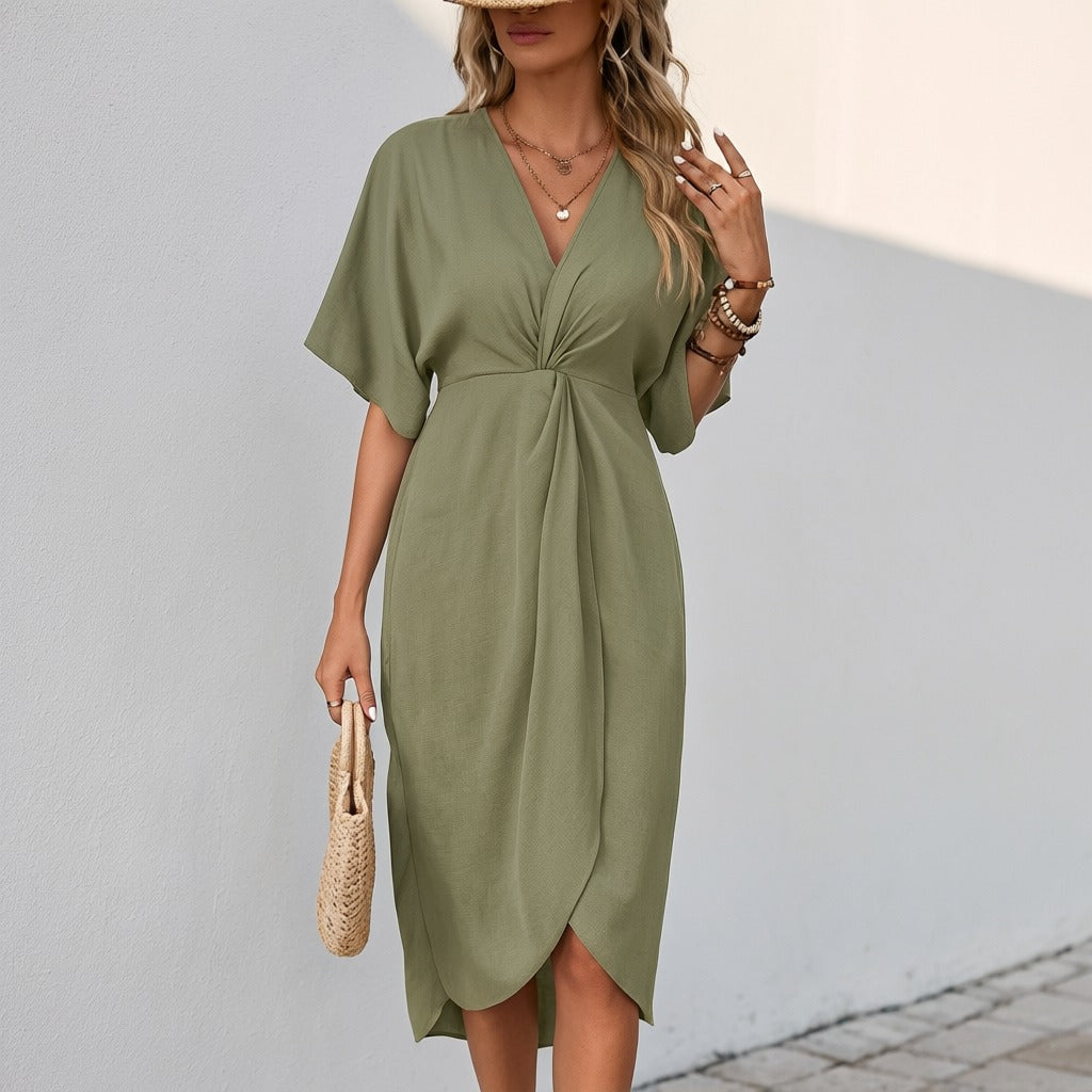 May - Elegantní Zavinovací Šaty