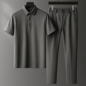 Donny - Ležérní pruhovaný polo set