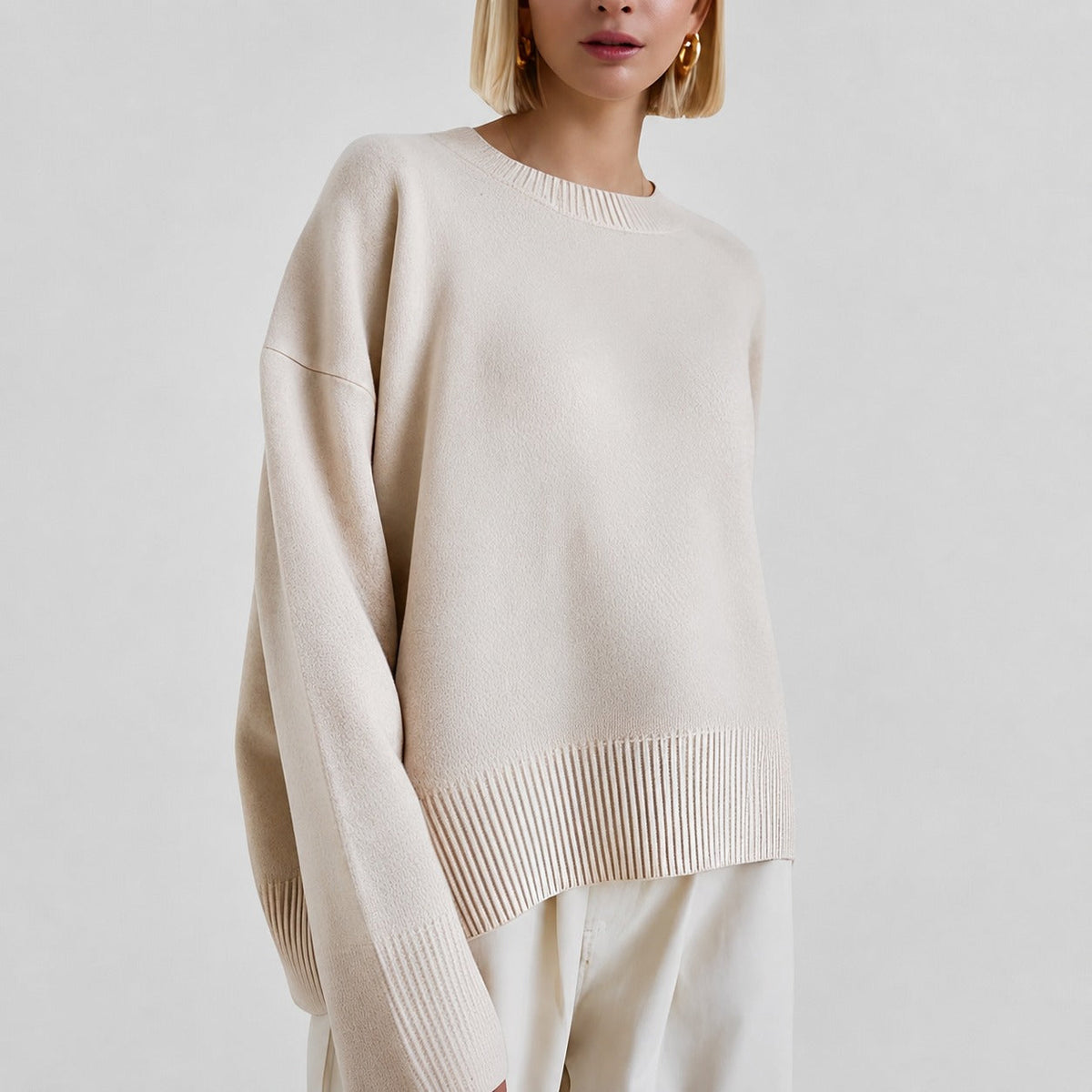 Pamella - Módní oversize svetr pro ženy