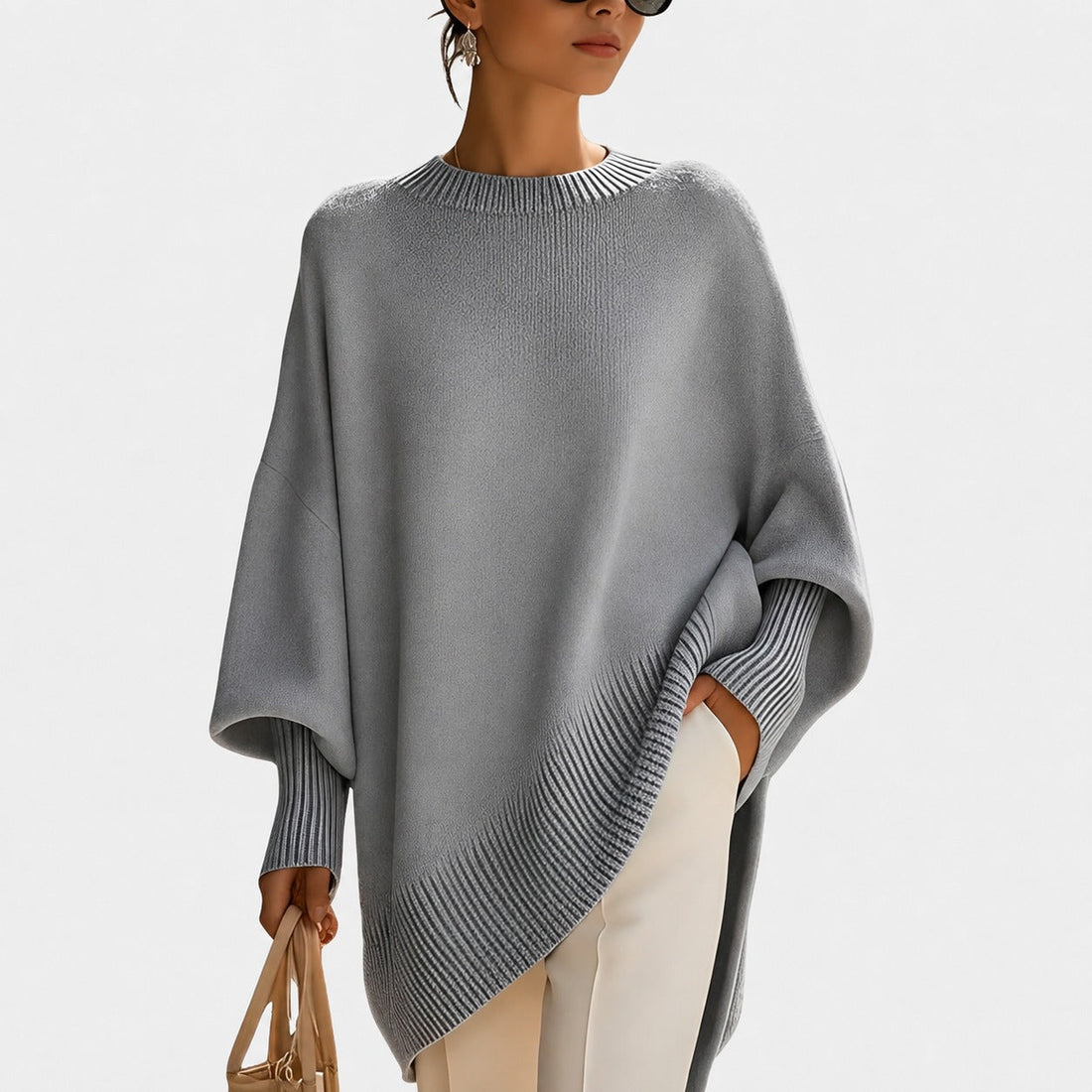 Pamella - Módní oversize svetr pro ženy