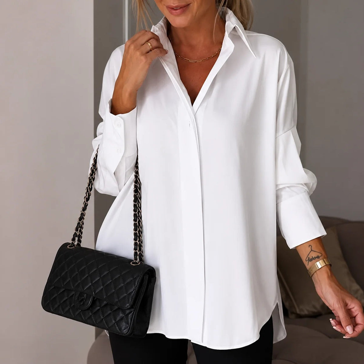 Lauren - Elegantní košile s dlouhým rukávem