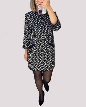 Michelle - Stylové šaty s dlouhým rukávem