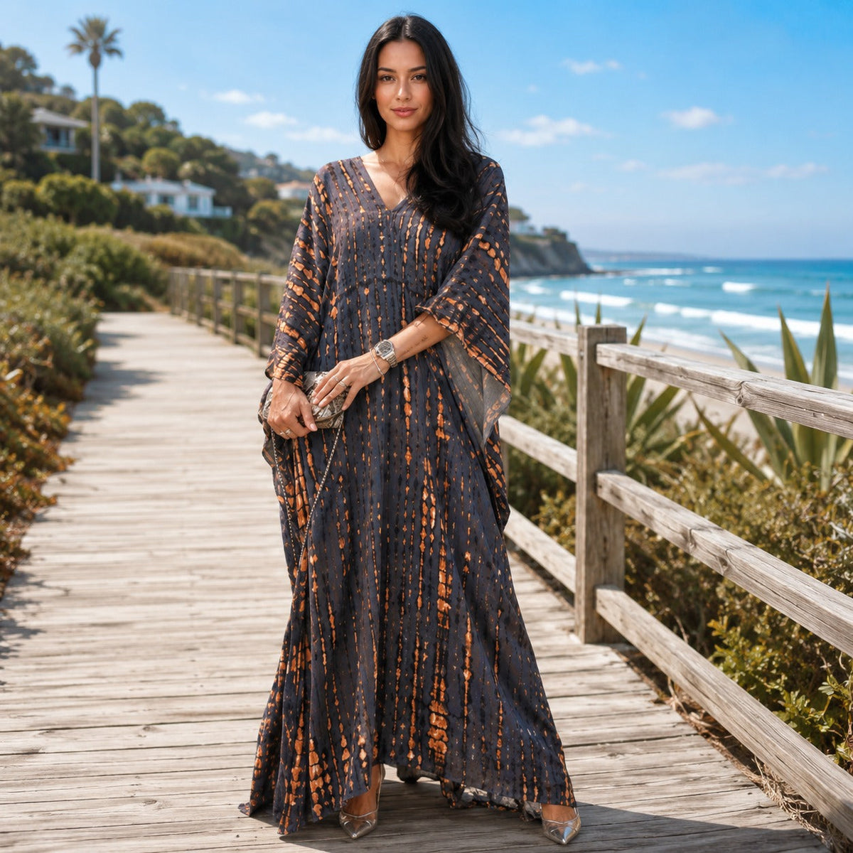 Emmy - Stylové boho maxi šaty