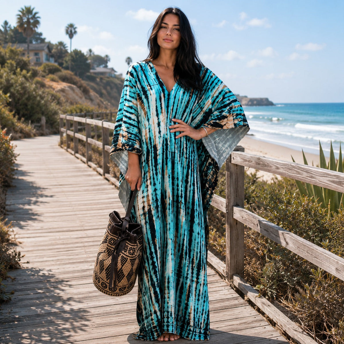 Emmy - Stylové boho maxi šaty