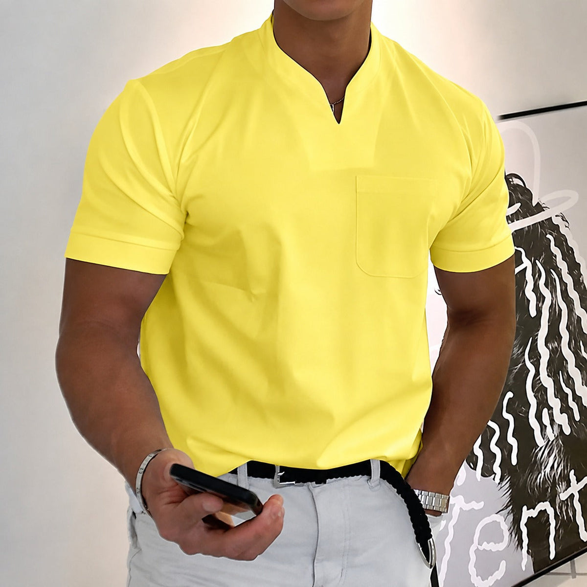 Jason - Fitness tričko pro muže s krátkým rukávem