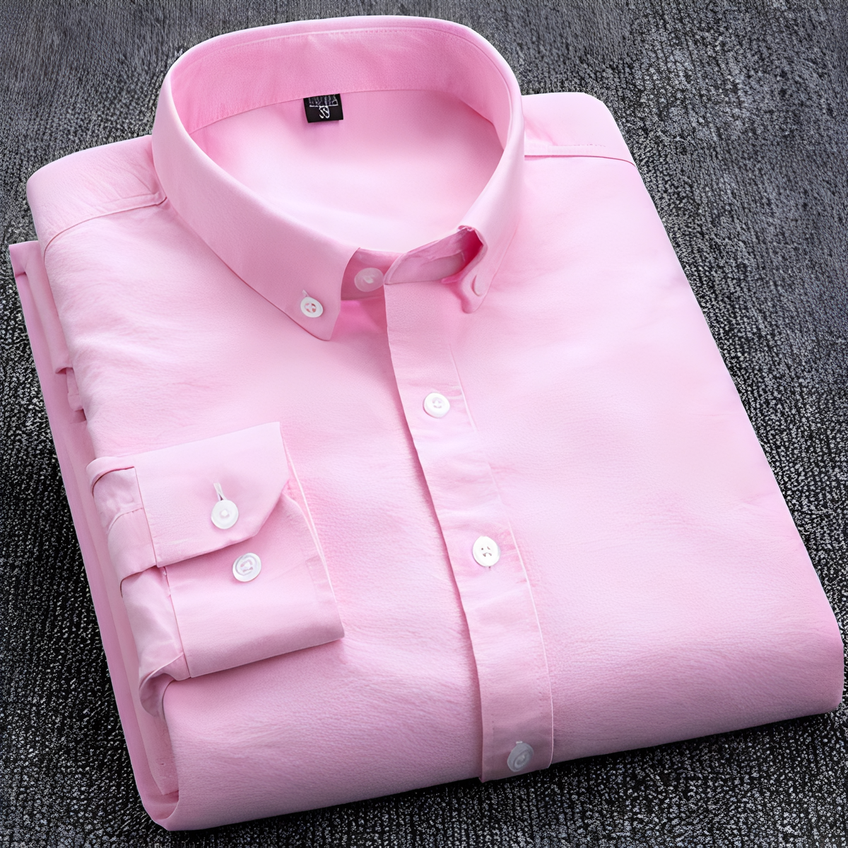 Jezriel - Kostkovaná trendy košile s dlouhými rukávy pro muže