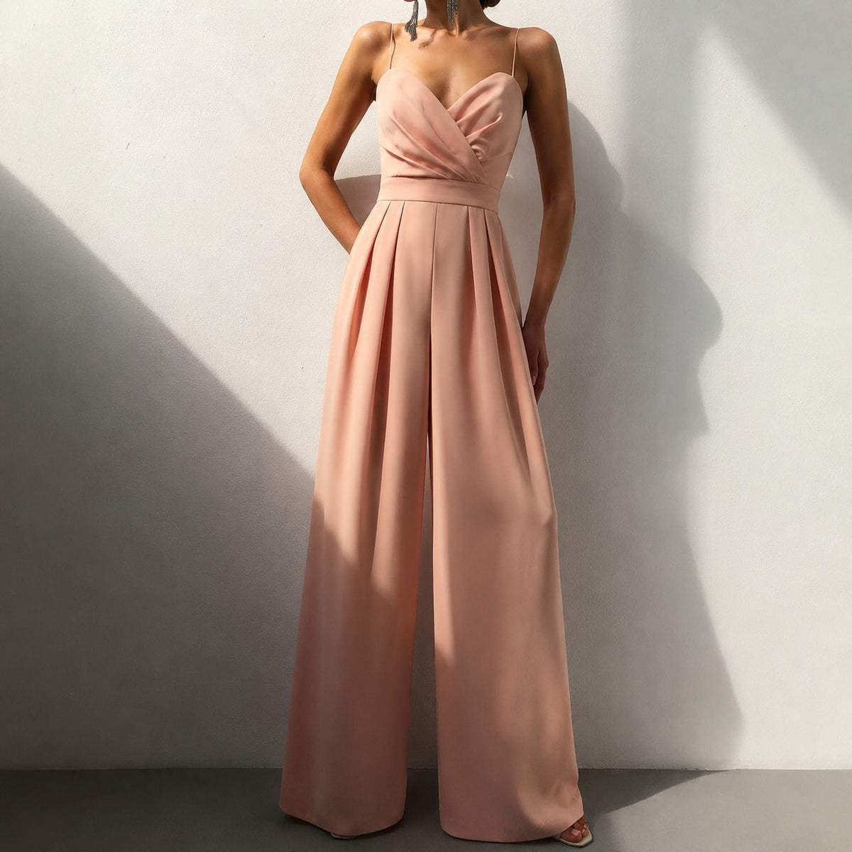 Becca - Elegantní kalhotový overal s vysokým pasem
