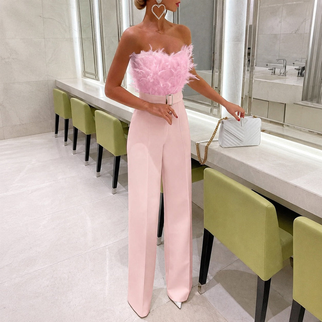Frola - Stylový overal s bandeau vrškem