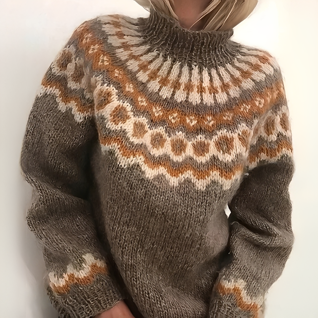 Oona - Elegantní a pohodlný rolákový svetr