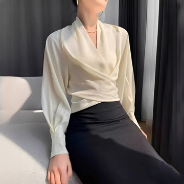Annora - Elegantní a stylová halenka s dlouhým rukávem