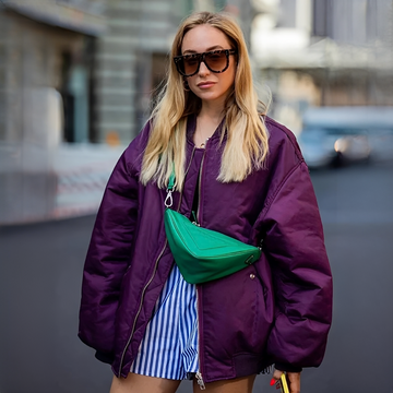 Fellaine - Pohodlná oversize bomber bunda