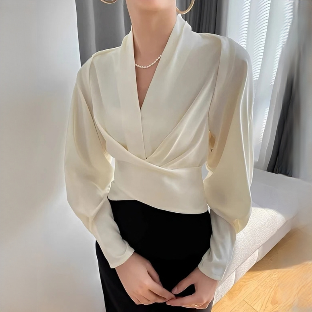 Annora - Elegantní a stylová halenka s dlouhým rukávem