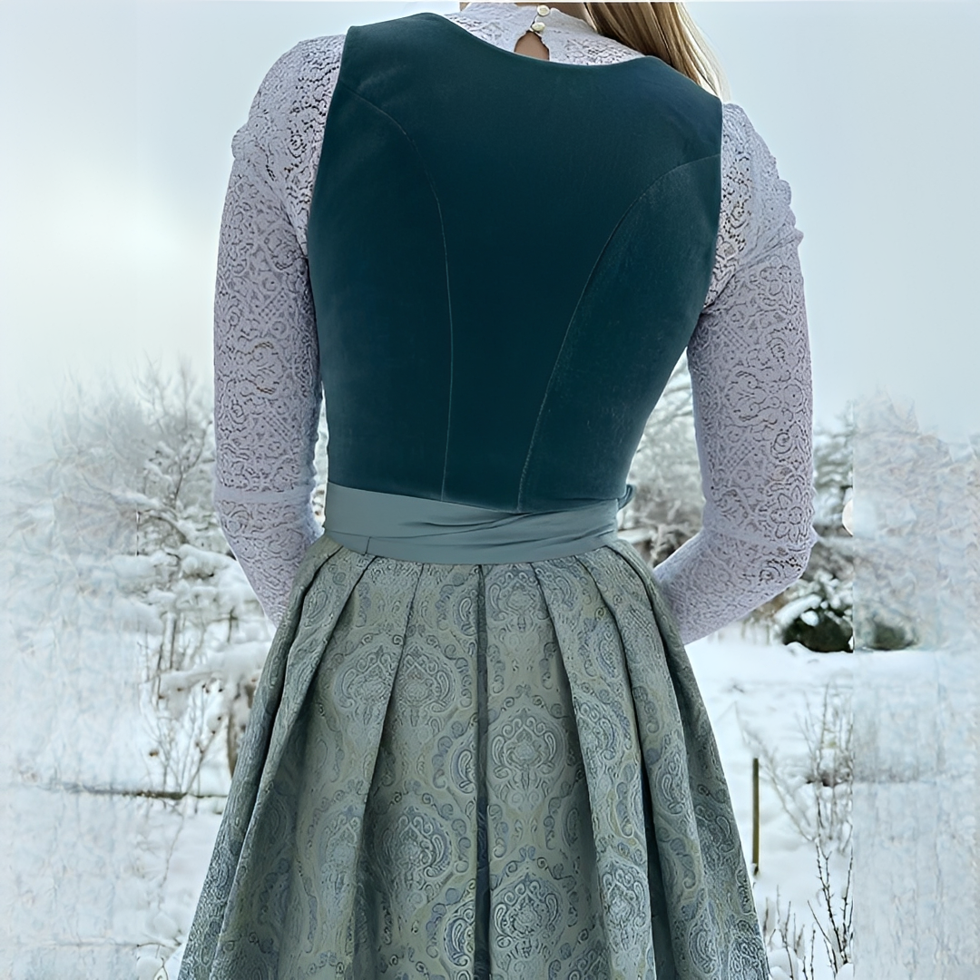 Muriel - Elegantní dirndl na Oktoberfest pro dámy (nepodšitý)