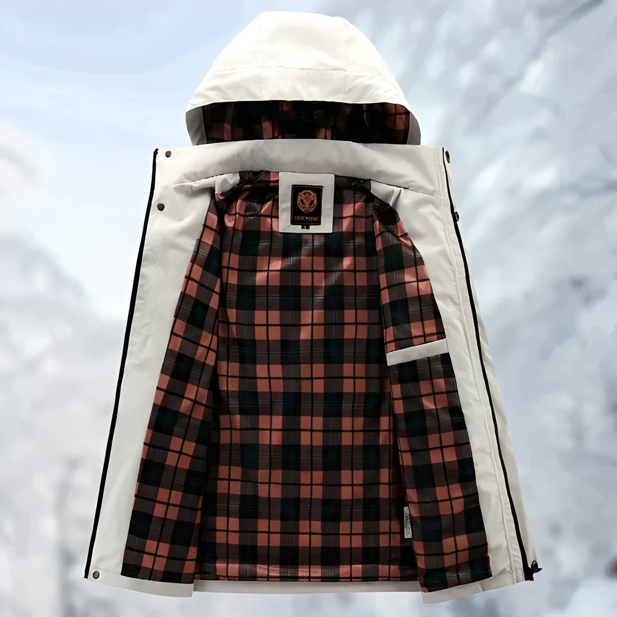 Luke - Teplý a útulný kabát s kapucí