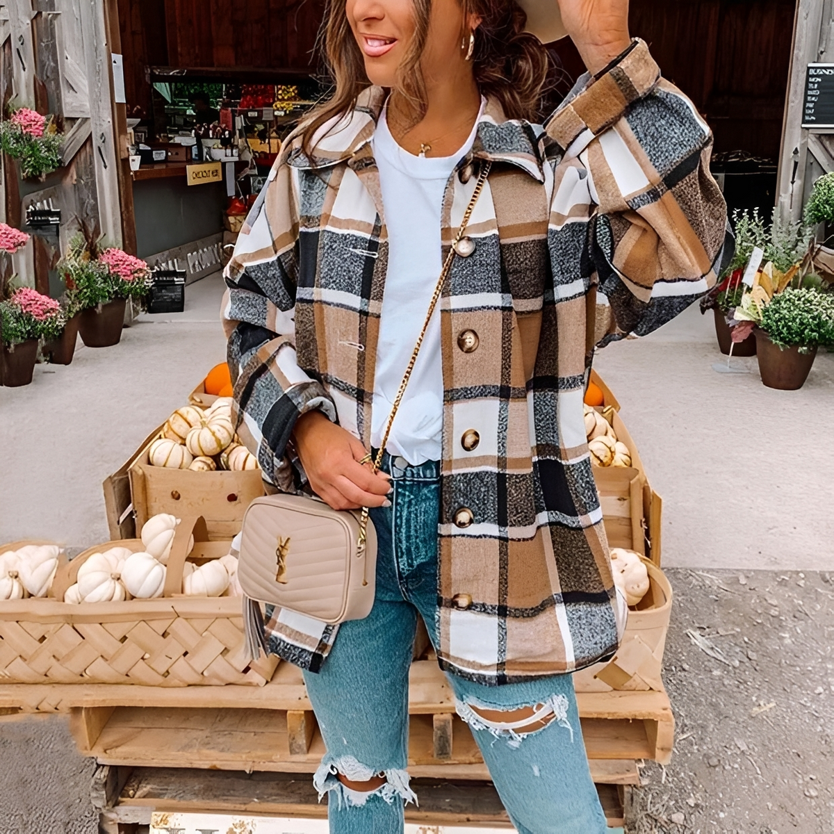 Anna - Elegantní a teplé oversize tričko