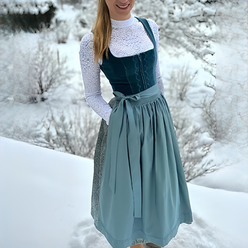 Muriel - Elegantní dirndl na Oktoberfest pro dámy (nepodšitý)