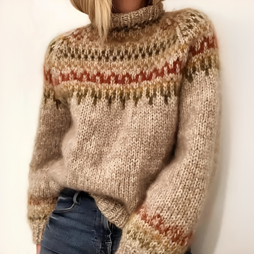 Oona - Elegantní a pohodlný rolákový svetr