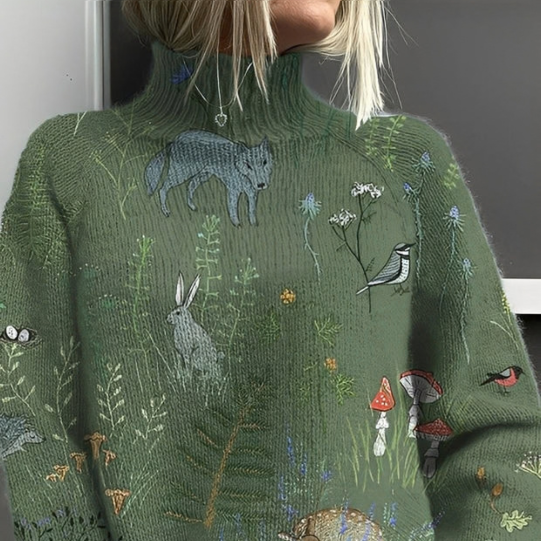 Amy - Elegantní a šik rolákový svetr